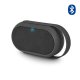 Enceinte Bluetooth avec radio FM, lecteur de carte microSD & port USB - Noir