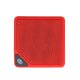 Enceinte Bluetooth 3 W multifoctions avec radio FM intégrée - Rouge