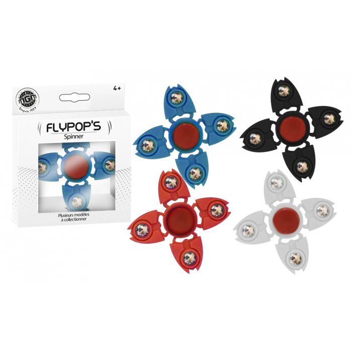 Lot De 10 Hand Spinners Tri-spinner Neufs - Couleurs Aléatoires - Fabriqué En Allemagne