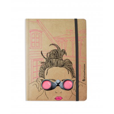 Carnet Jumelles roses