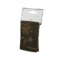 Pochette Façonnable pour iPhone smartphone Flower - Chocolat 