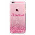 Coque iPhone 6/6S rigide transparente Princesse Malgré Moi Dessin Evetane