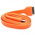 Câble data USB Fashion orange pour Apple iPhone - Transfert et chargement