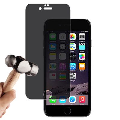 Vitre protectrice avant anti vision latérale en verre trempé pour iPhone 7