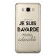 Coque rigide transparent Bavarde Mais Adorable Samsung J5 2016