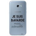 Coque Samsung A5 2017 rigide transparente Bavarde Mais Adorable Dessin Evetane