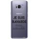 Coque rigide transparent Bavarde Mais Adorable Samsung Galaxy S8