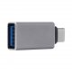 XQISIT Adaptateur USB C vers USB 3.0  argent