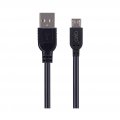 AVO+ Câble charge & syncro Micro USB 1m noir
