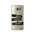 Coque Samsung Galaxy S6 Edge silicone transparente Jolie Mignonne et chiante ultra resistant Protection housse Motif Ecriture Tendance Evetane