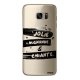 Coque souple transparent Jolie Mignonne et chiante Samsung Galaxy S7