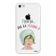 Coque rigide transparent J'Ai La Flemme pour iPhone 5C
