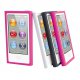 Pack x3 coques Muvit en silicone noir, rose et blanc pour iPod Nano 7G