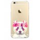 Coque rigide transparent Panda Couronne iPhone 6 / 6S