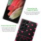 Coque Samsung Galaxy S21 Ultra 5G anti-choc souple angles renforcés transparente Pluie de Bonheur Rose La Coque Francaise
