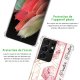 Coque Samsung Galaxy S21 Ultra 5G anti-choc souple angles renforcés transparente Marbre Rose Positive La Coque Francaise