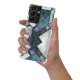 Coque Samsung Galaxy S21 Ultra 5G anti-choc souple angles renforcés transparente Marbre Bleu Vert La Coque Francaise