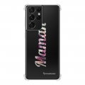 Coque Samsung Galaxy S21 Ultra 5G anti-choc souple angles renforcés transparente Maman Fleur La Coque Francaise