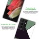 Coque Samsung Galaxy S21 Ultra 5G anti-choc souple angles renforcés transparente Canage vert La Coque Francaise