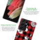 Coque Samsung Galaxy S21 Ultra 5G anti-choc souple angles renforcés transparente Tartan rouge et noir La Coque Francaise