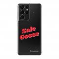 Coque Samsung Galaxy S21 Ultra 5G 360 intégrale transparente Sale Gosse Rouge Tendance La Coque Francaise.