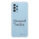 Coque Samsung Galaxy A52 silicone transparente Gourmande & paresseuse ultra resistant Protection housse Motif Ecriture Tendance La Coque Francaise