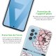 Coque Samsung Galaxy A52 silicone transparente Rose Pivoine ultra resistant Protection housse Motif Ecriture Tendance La Coque Francaise