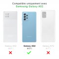 Coque Samsung Galaxy A52 silicone transparente Triangles marbre ultra resistant Protection housse Motif Ecriture Tendance La Coque Francaise