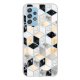 Coque Samsung Galaxy A52 silicone transparente Carrés marbre ultra resistant Protection housse Motif Ecriture Tendance La Coque Francaise