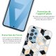Coque Samsung Galaxy A52 silicone transparente Carrés marbre ultra resistant Protection housse Motif Ecriture Tendance La Coque Francaise
