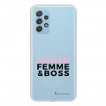 Coque Samsung Galaxy A52 silicone transparente Femme Boss ultra resistant Protection housse Motif Ecriture Tendance La Coque Francaise