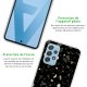 Coque Samsung Galaxy A52 silicone transparente Terrazzo Noir ultra resistant Protection housse Motif Ecriture Tendance La Coque Francaise