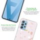 Coque Samsung Galaxy A52 silicone transparente Duo Terrazzo Rose ultra resistant Protection housse Motif Ecriture Tendance La Coque Francaise