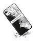 Coque iPhone Xr effet cuir grainé noir Carte de Marseille Design La Coque Francaise