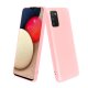 Coque Samsung Galaxy A02S Silicone liquide Rose + 2 Vitres en Verre trempé Protection écran Antichocs