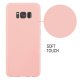 Coque Samsung Galaxy S8 Silicone liquide Rose + 2 Vitres en Verre trempé Protection écran Antichocs