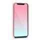  Coque iPhone XR Silicone liquide Rose + 2 Vitres en Verre trempé Protection écran Antichocs