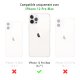  Coque iPhone 12 Pro Max Silicone liquide Noire + 2 Vitres en Verre trempé Protection écran Antichocs