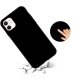  Coque iPhone 12 Mini Silicone liquide Noire + 2 Vitres en Verre trempé Protection écran Antichocs