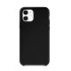  Coque iPhone 11 Silicone liquide Noire + 2 Vitres en Verre trempé Protection écran Antichocs