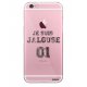 Coque rigide transparent Jalouse 01 iPhone 6 / 6S