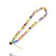Bijoux de téléphone à accrocher à votre coque  perles étoiles pastels - longueur 28 cm