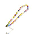 Bijoux de téléphone à accrocher à votre coque  perles étoiles pastels - longueur 28 cm