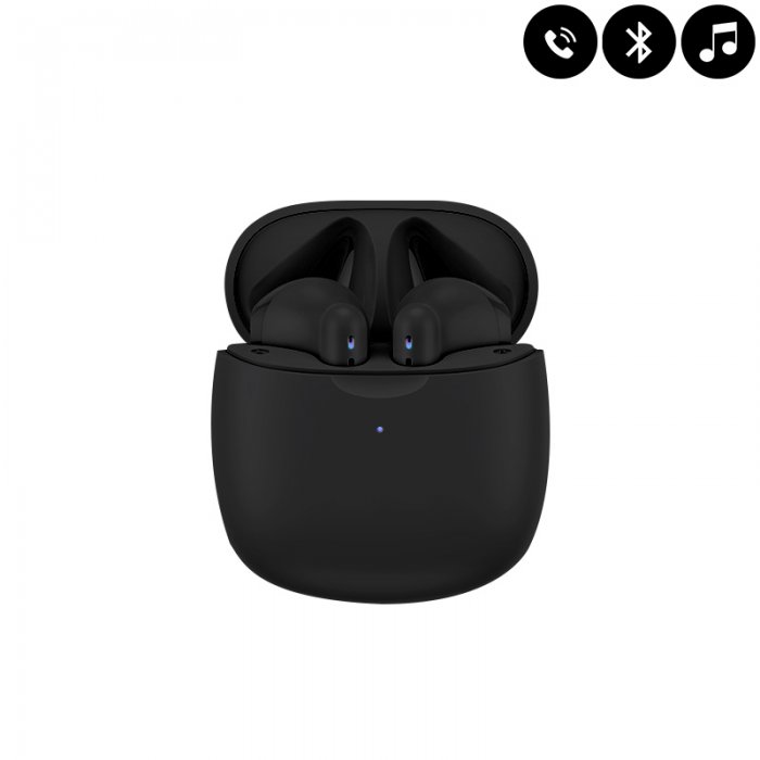 Ecouteurs sans fil Bluetooth avec toucher tactile - Noir