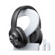 Casque Bluetooth noir avec réduction de bruit et son HD