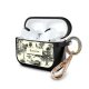 Housse pour Airpods Pro silicone liquide noir Botanic Evasion Motif Ecriture Tendance La Coque Francaise