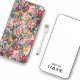 Batterie en verre trempé universel 8000mAh Fleurs Beige et Rose Motif Ecriture Tendance La Coque Francaise