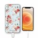 Batterie en verre trempé universel 8000mAh Roses Rouges Motif Ecriture Tendance La Coque Francaise