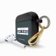 Housse pour airpods silicone liquide noir Cassette Vintage Evasion Motif Ecriture Tendance La Coque Francaise