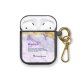 Housse pour airpods silicone liquide noir Maman Marbre Motif Ecriture Tendance La Coque Francaise